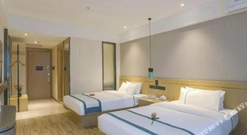 Bed in City Comfort Inn Nanning Guangxi University Xinyang Road