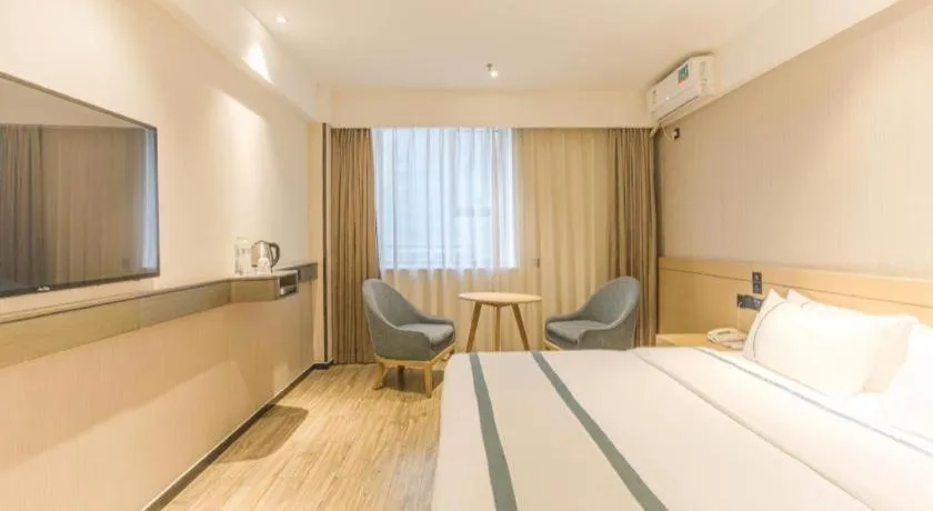 Bed in City Comfort Inn Nanning Guangxi University Xinyang Road