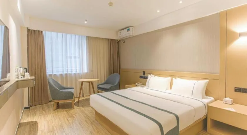 Bed in City Comfort Inn Nanning Guangxi University Xinyang Road