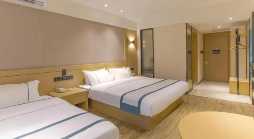 Bed in City Comfort Inn Nanning Guangxi University Xinyang Road