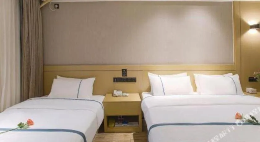 Bed in City Comfort Inn Nanning Guangxi University Xinyang Road
