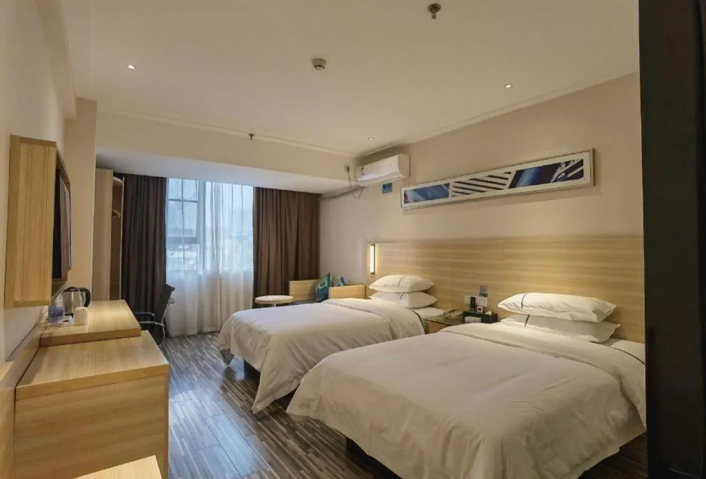 Bed in City Comfort Inn Baise Tiandong