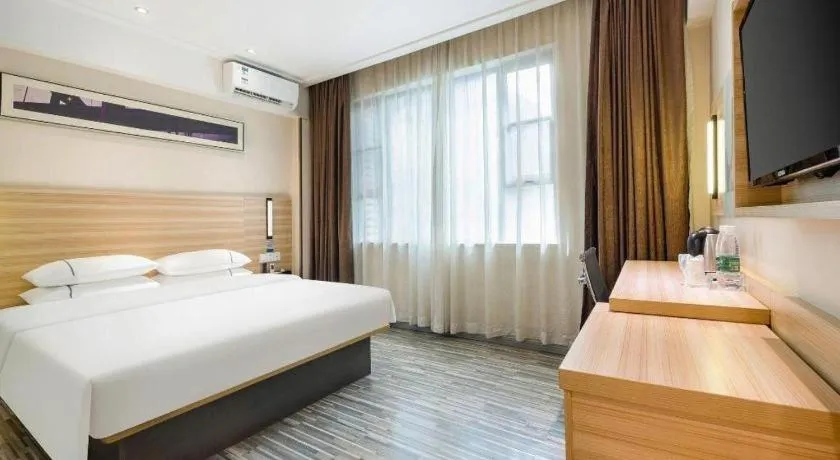 Bed in City Comfort Inn Baise Tiandong