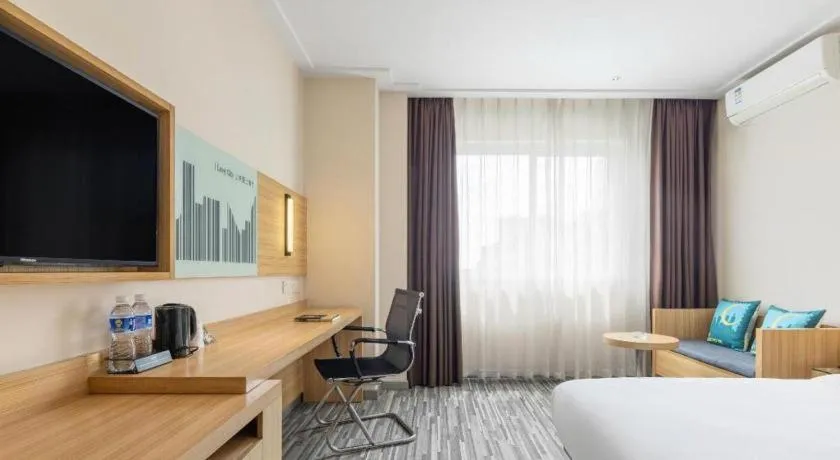 Bed in City Comfort Inn Baise Tiandong