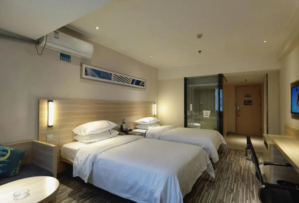 Bed in City Comfort Inn Baise Tiandong