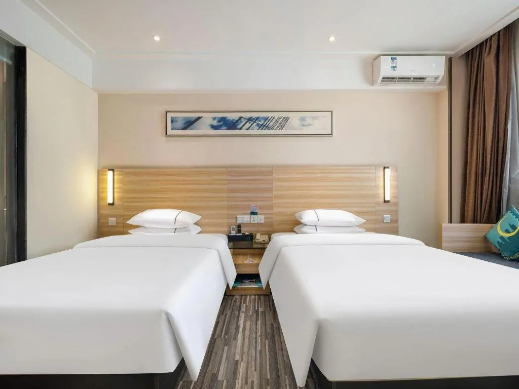 Bed in City Comfort Inn Baise Tiandong