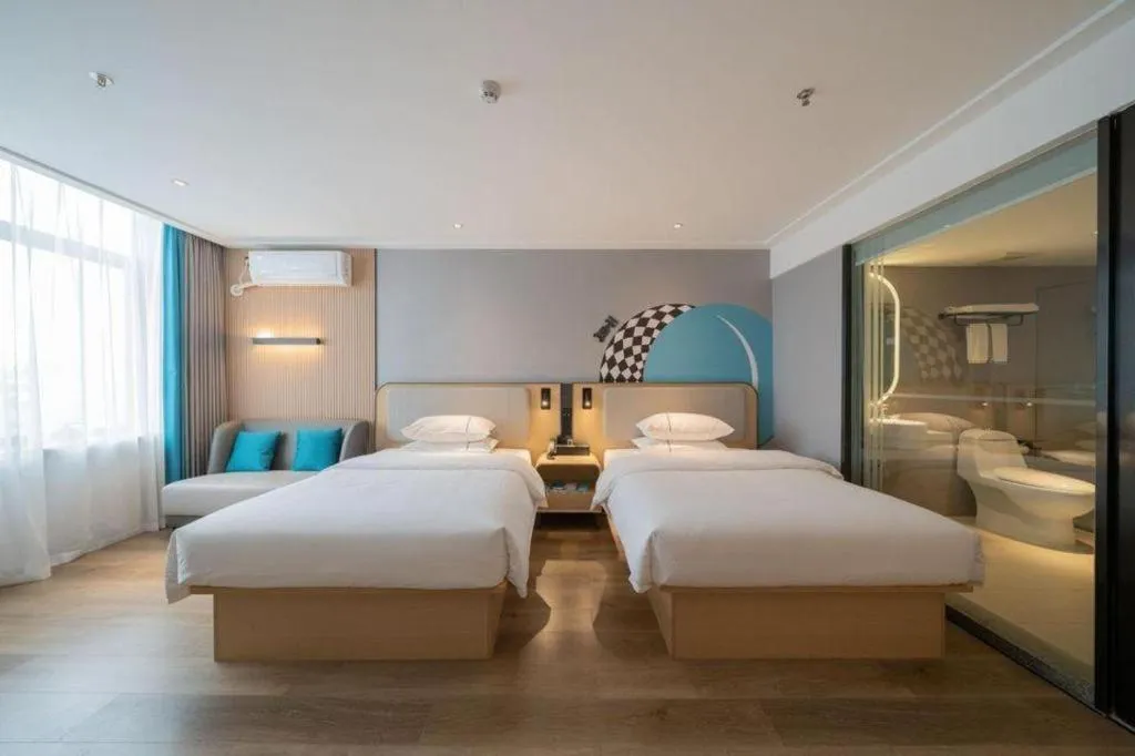 Bed in City Comfort Inn Nanning Chaoyang Parkson Pedestrian Street
