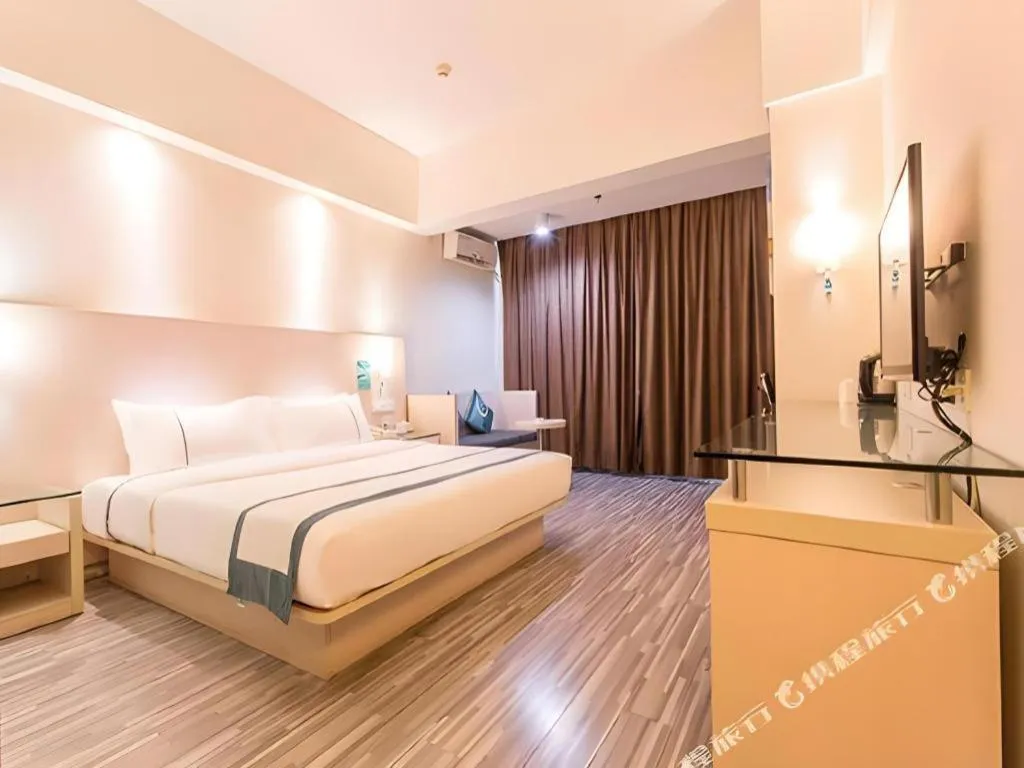 Bed in City Comfort Inn Nanning Chaoyang Parkson Pedestrian Street