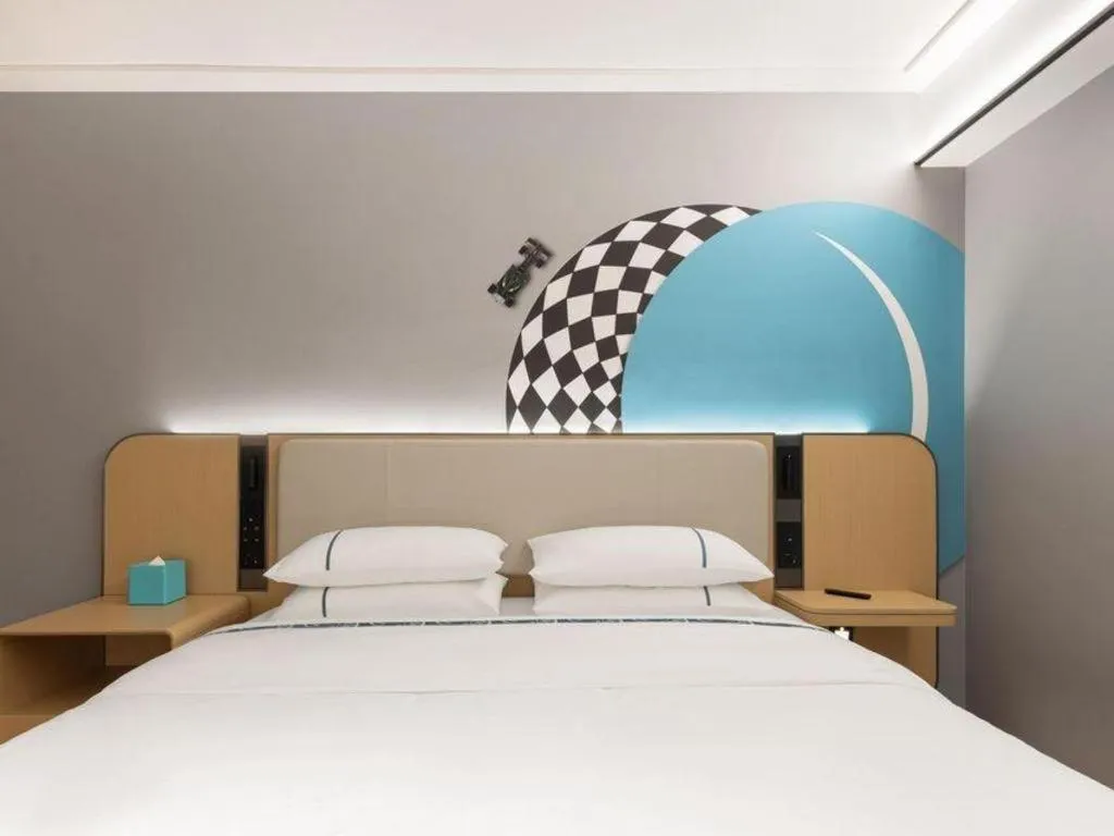 Bed in City Comfort Inn Nanning Chaoyang Parkson Pedestrian Street