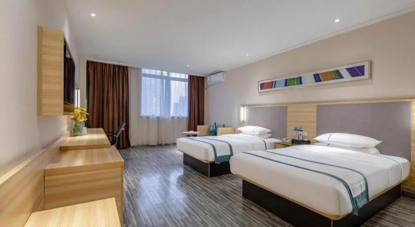 Bed in City Comfort Inn Nanning Chaoyang Parkson Pedestrian Street