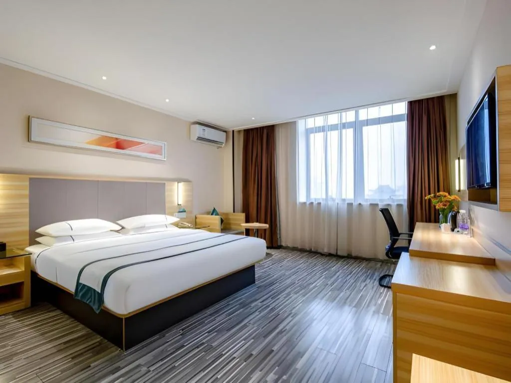 Bed in City Comfort Inn Nanning Chaoyang Parkson Pedestrian Street