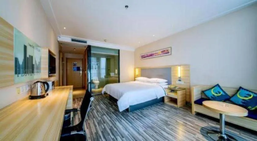 Bed in City Comfort Inn Guilin Quanzhou Zhongxin Square