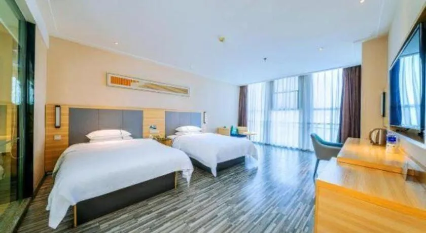 Bed in City Comfort Inn Guilin Quanzhou Zhongxin Square