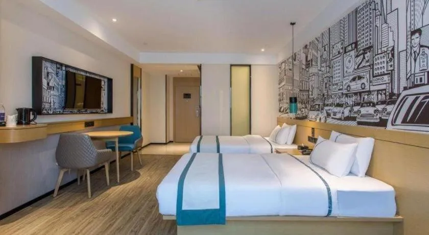 Bed in City Comfort Inn Nanchang Gaoxin Avenue Metro Station Aixi Lake