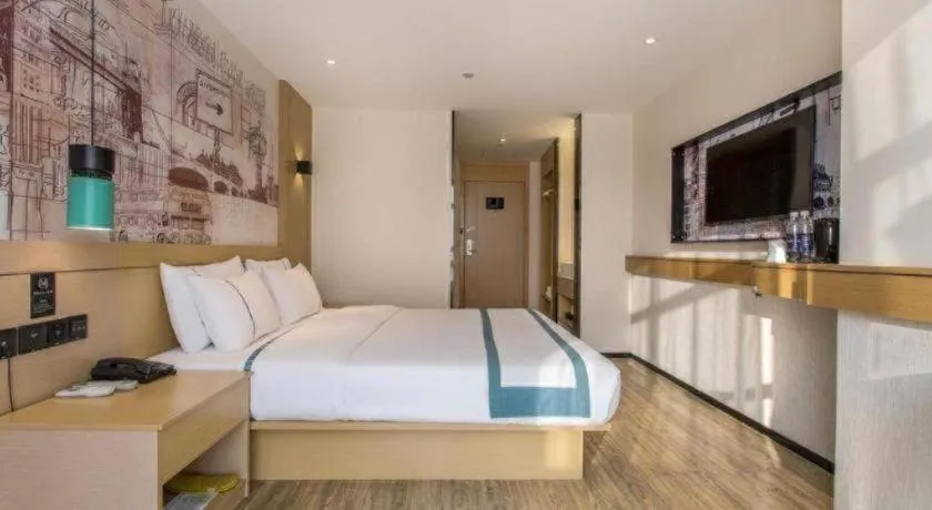 Bed in City Comfort Inn Nanchang Gaoxin Avenue Metro Station Aixi Lake