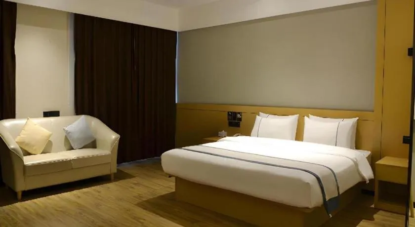 Bed in City Comfort Inn Yulin Yufu Road Industrial Products Market