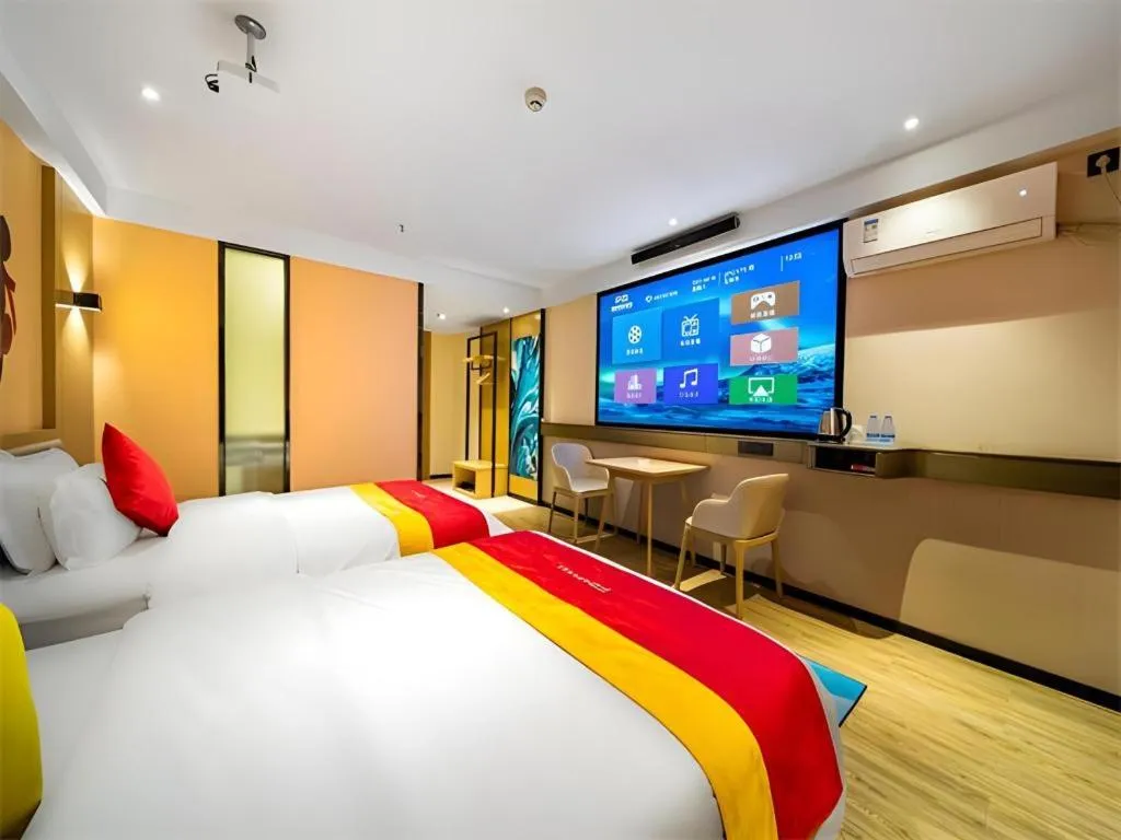 Bed in City Comfort Inn Yulin Yufu Road Industrial Products Market