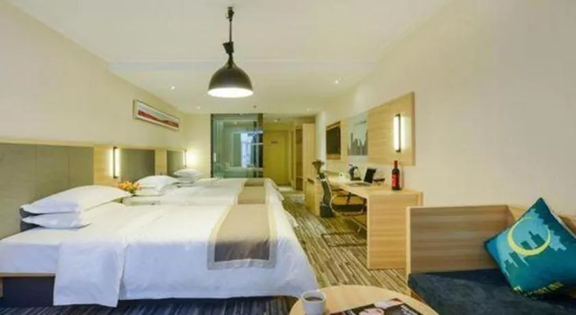 Bed in City Comfort Inn Chongqing Yuzhong District Daping Hospital