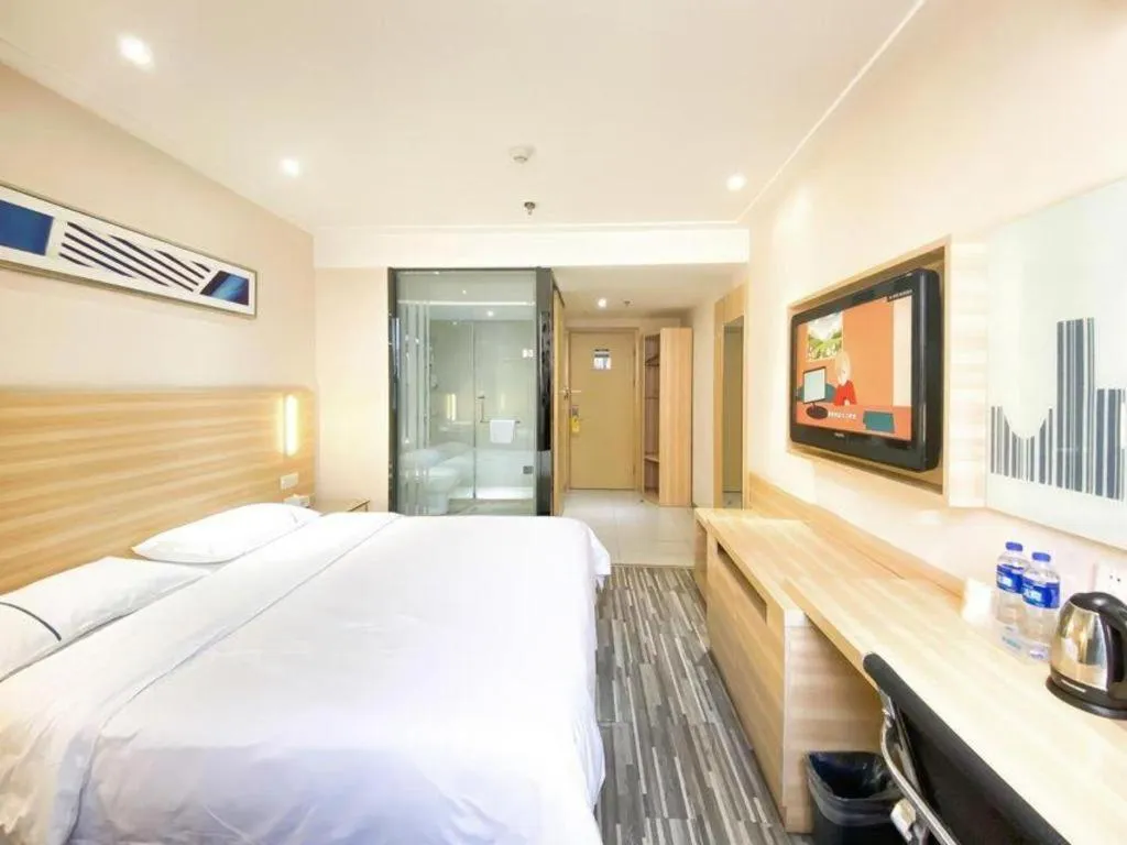 Bed in City Comfort Inn Chongqing Yuzhong District Daping Hospital