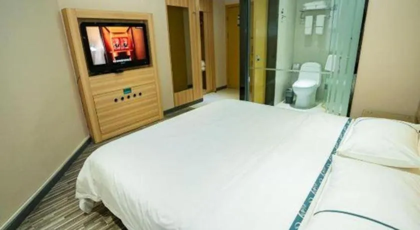 Bed in City Comfort Inn Chongqing Yuzhong District Daping Hospital