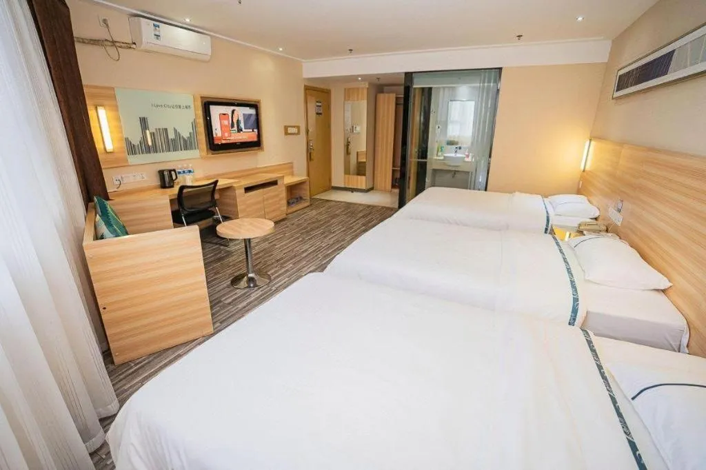 Bed in City Comfort Inn Chongqing Yuzhong District Daping Hospital