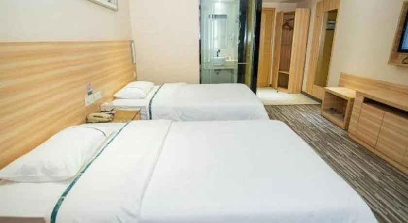 Bed in City Comfort Inn Chongqing Yuzhong District Daping Hospital