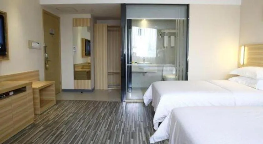 Bed in City Comfort Inn Chongqing Yuzhong District Daping Hospital