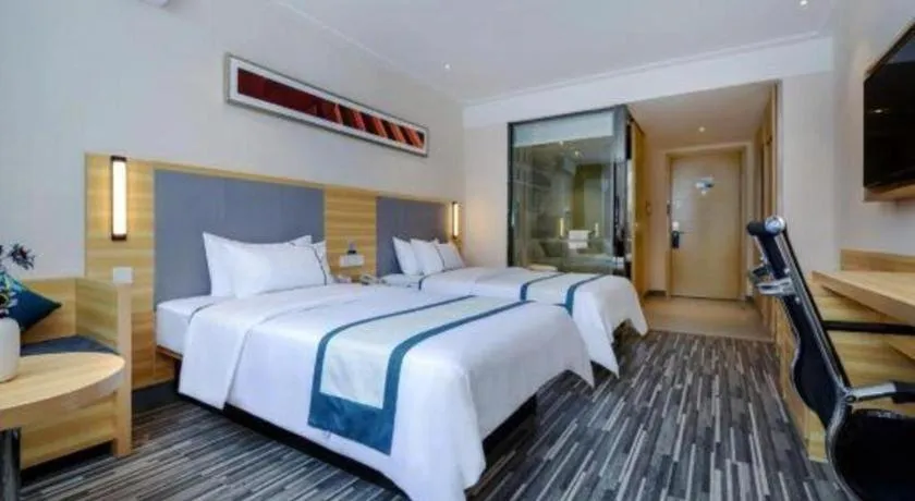 Bed in City Comfort Inn Chongqing Yuzhong District Daping Hospital