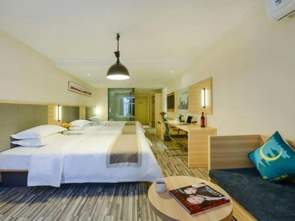 Bed in City Comfort Inn Chongqing Yuzhong District Daping Hospital