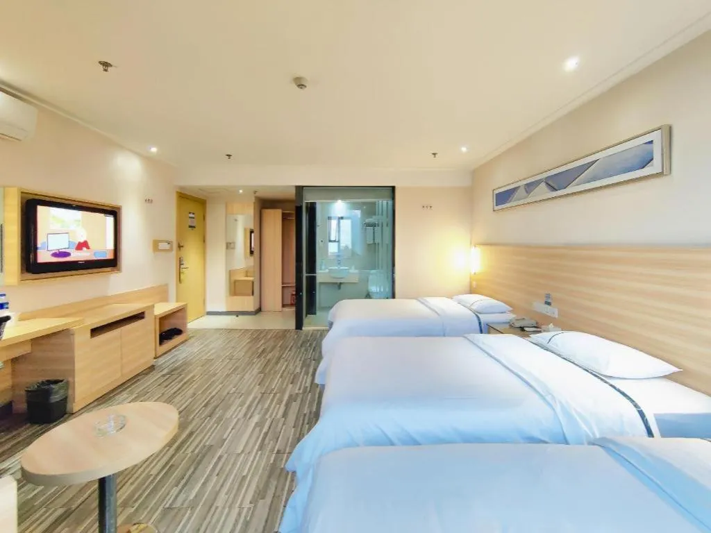 Bed in City Comfort Inn Chongqing Yuzhong District Daping Hospital