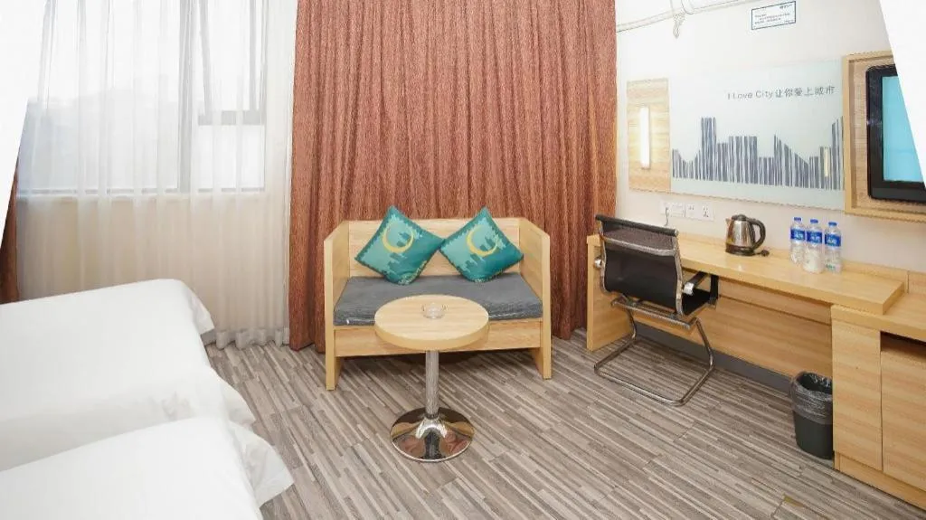 Bed in City Comfort Inn Chongqing Yuzhong District Daping Hospital