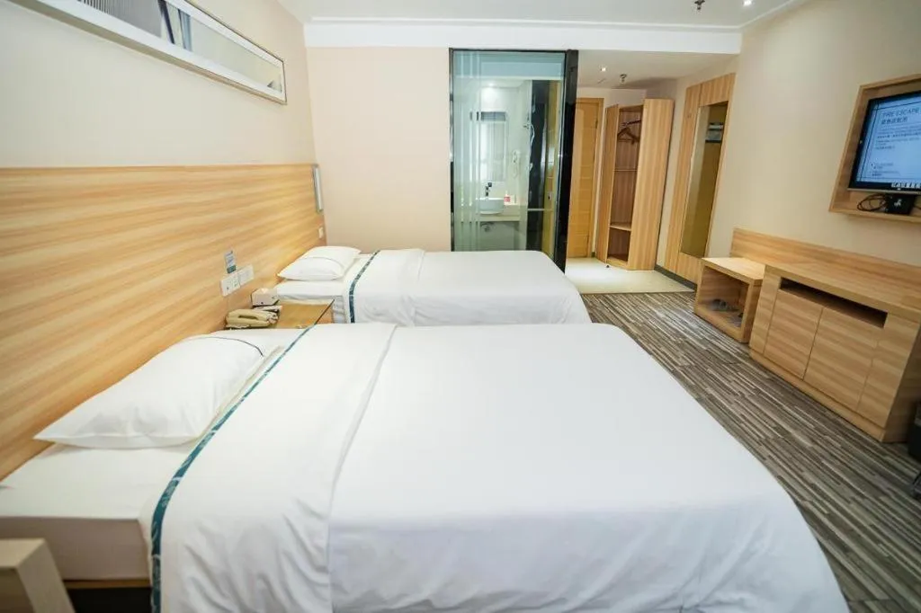 Bed in City Comfort Inn Chongqing Yuzhong District Daping Hospital