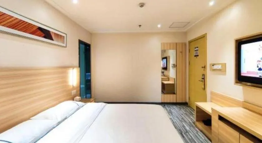 Bed in City Comfort Inn Chongqing Yuzhong District Daping Hospital