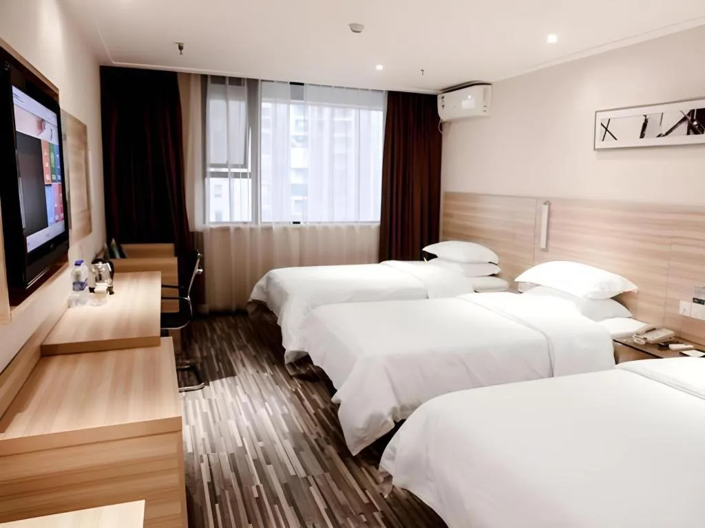 Bed in City Comfort Inn Chongqing Yuzhong District Daping Hospital