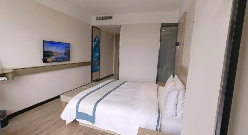 Bed in City Comfort Inn Xianning Tongshan Education Bureau