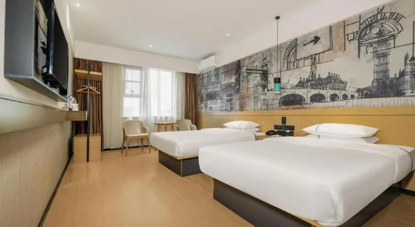 Bed in City Comfort Inn Beiliu Yongfeng Plaza Chengnan Bus Station