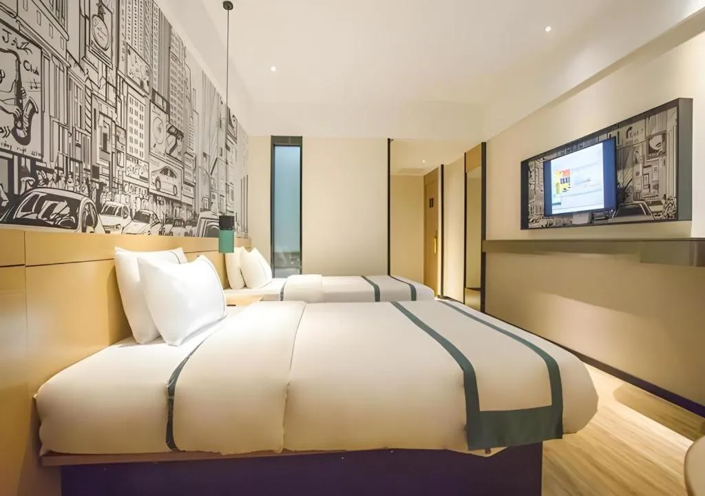 Bed in City Comfort Inn Beiliu Yongfeng Plaza Chengnan Bus Station