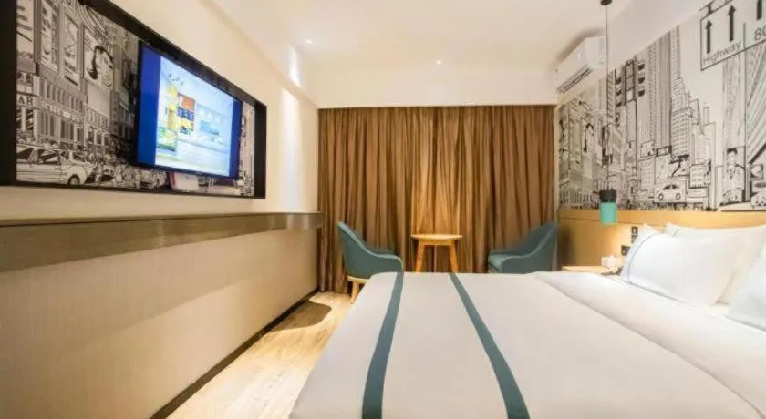 Bed in City Comfort Inn Beiliu Yongfeng Plaza Chengnan Bus Station