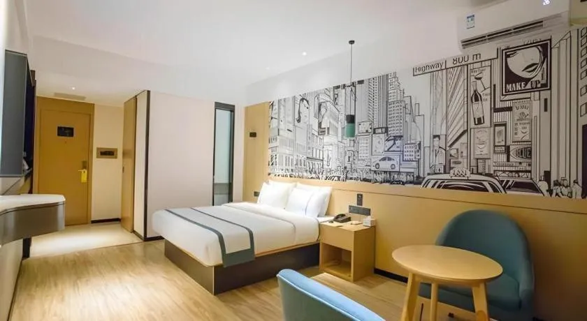 Bed in City Comfort Inn Beiliu Yongfeng Plaza Chengnan Bus Station