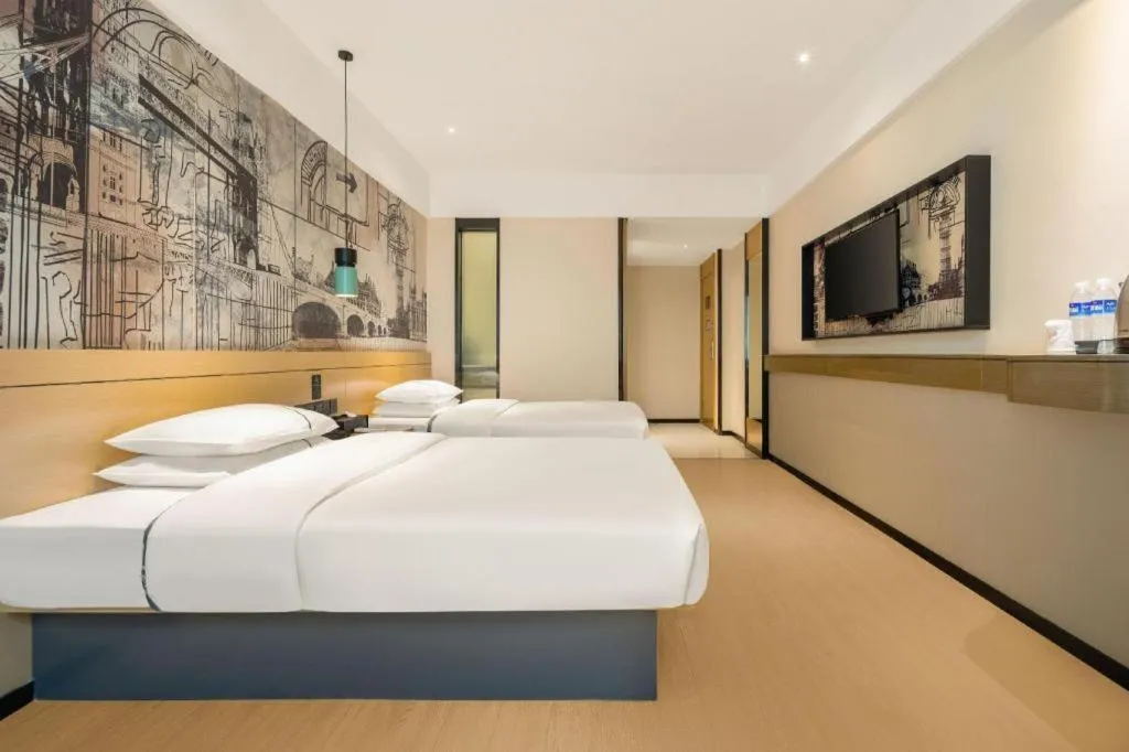 Bed in City Comfort Inn Beiliu Yongfeng Plaza Chengnan Bus Station