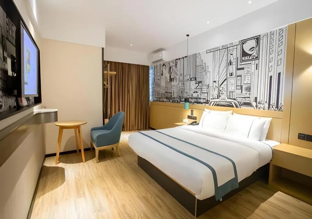 Bed in City Comfort Inn Beiliu Yongfeng Plaza Chengnan Bus Station