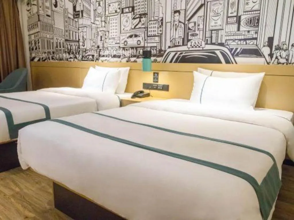 Bed in City Comfort Inn Beiliu Yongfeng Plaza Chengnan Bus Station