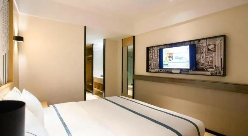 Bed in City Comfort Inn Beiliu Yongfeng Plaza Chengnan Bus Station