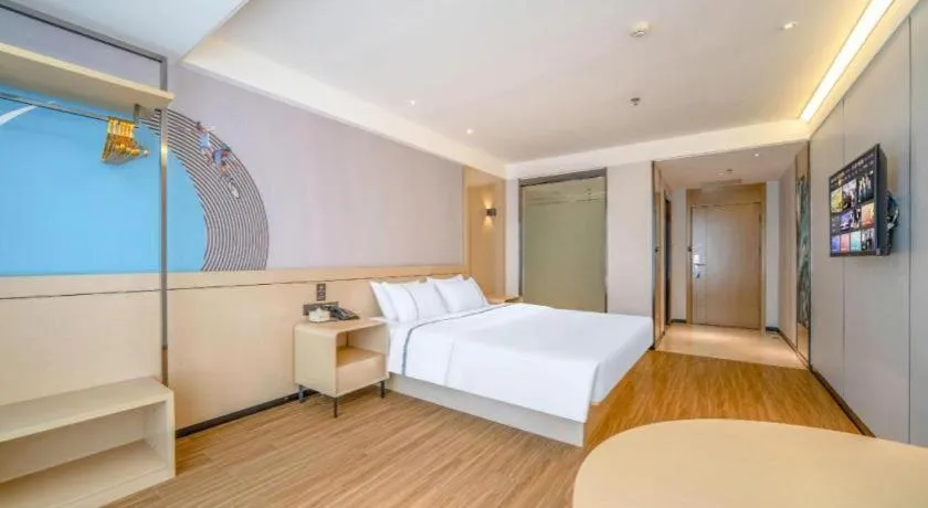 Bed in City Comfort Inn Zhanjiang Xuwen Port Wharf Passenger Station
