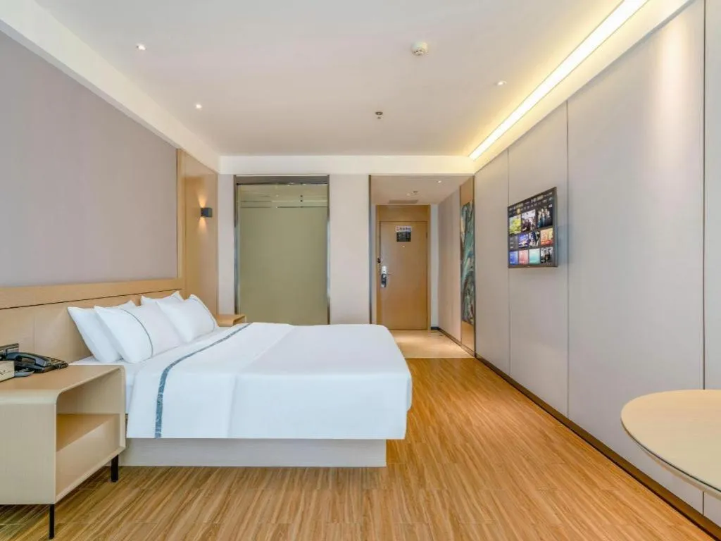 Bed in City Comfort Inn Zhanjiang Xuwen Port Wharf Passenger Station