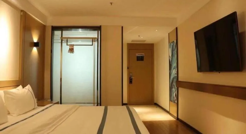 Bed in City Comfort Inn Zhanjiang Xuwen Port Wharf Passenger Station