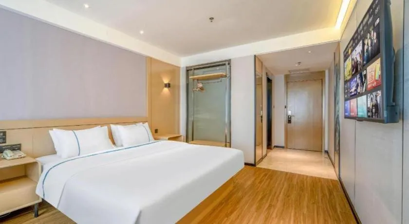 Bed in City Comfort Inn Zhanjiang Xuwen Port Wharf Passenger Station