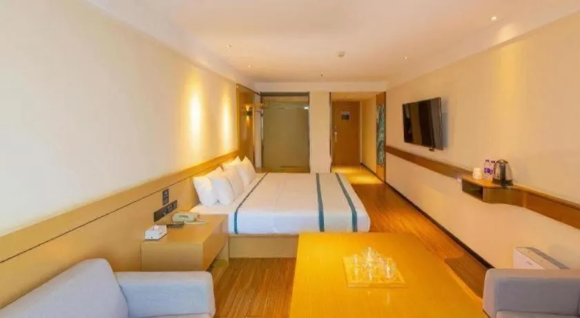 Bed in City Comfort Inn Zhanjiang Xuwen Port Wharf Passenger Station