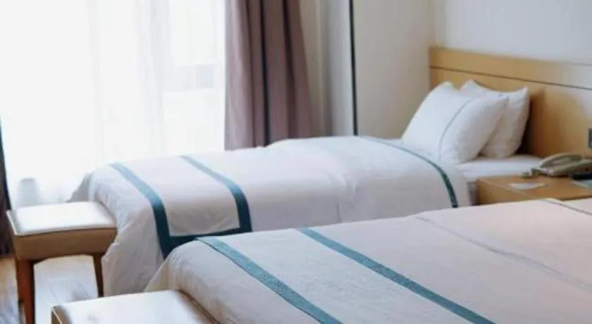 Bed in City Comfort Inn Zhanjiang Xuwen Port Wharf Passenger Station
