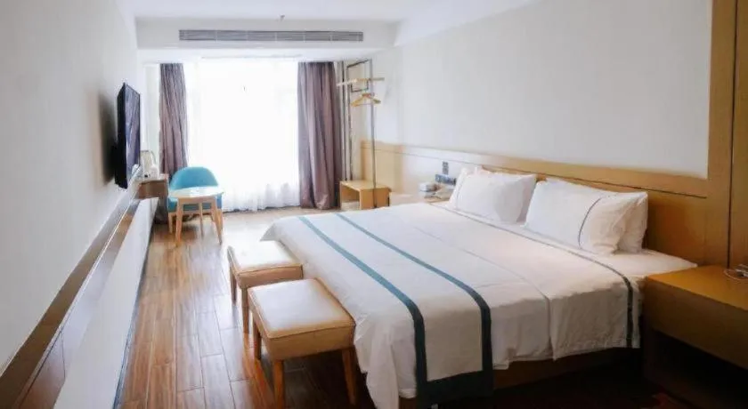Bed in City Comfort Inn Zhanjiang Xuwen Port Wharf Passenger Station